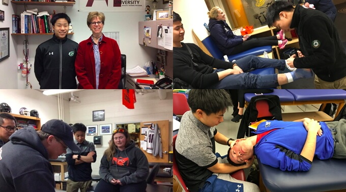 体験記｜大学トレーナー短期留学 大阪府・専門生・創大さん