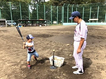 体験記｜都立城北中央公園 少年少女野球教室[スポーツ栄養セミナー開催]