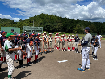 体験記｜京都府綾部市野球教室[野球場ネーミング権取得記念]
