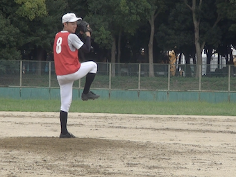 大阪・章記選手(投手・外野)