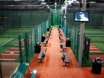 【野球場】室内練習場